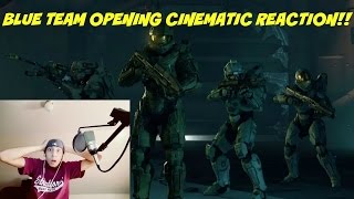 Halo 5 Blue Team Opening Cinematic REACTION [upl. by Standley]