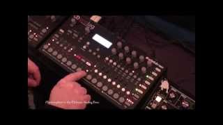 Elektron Analog Four Mangling Drum Sounds and Delay Sequencing [upl. by Aleuname]