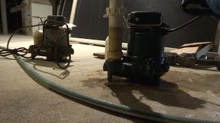 zoeller sump pump with issues replaced [upl. by Travis245]