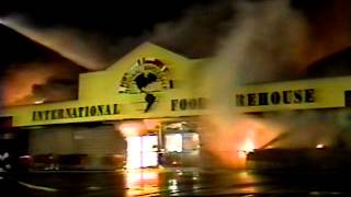 National Wholesale Liquidators Massive Fire Lodi NJ April 17th 1997 Historic Fire Huge Fire [upl. by Adara]