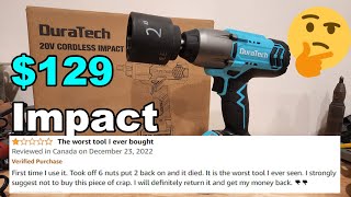 Duratech impact wrench review from Amazon [upl. by Broucek]