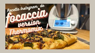 Recette instagram de focaccia version thermomix [upl. by Forlini]