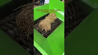 customized dry hay shredder machine for philippine shreddermachine wood twinshaftshreddermachine [upl. by Orthman134]