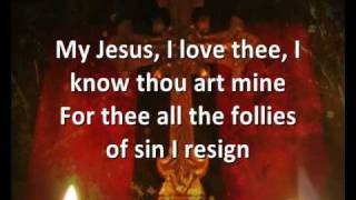 Fairest Lord JesusMy Jesus I Love Thee with lyrics  Marty Nystrom [upl. by Dosi]