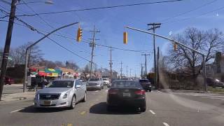 Driving from Elmont to Lynbrook in NassauNew York [upl. by Rosdniw]