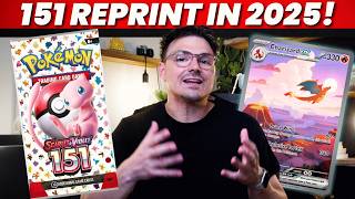 151 REPRINT Pokemon 151 Returns In 2025 [upl. by Anerak]