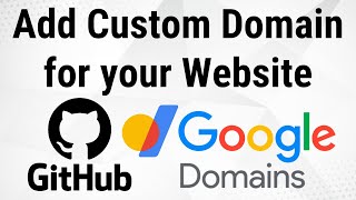 How to add a Custom Domain on Github Pages [upl. by Mcwherter952]