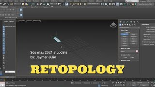 3ds max retopology [upl. by Nickolai]