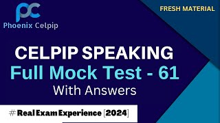 CELPIP Speaking Test  61  Sample Answers to Score High [upl. by Hacim212]