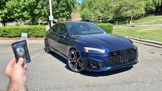 2024 Audi S5 Sportback Premium Plus Start Up Exhaust Test Drive Walkaround POV and Review [upl. by Liggitt]