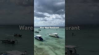 The best restaurant for waiting for the boat to return to Bali lembongan バリ島旅行 traveling bali [upl. by Annasor]