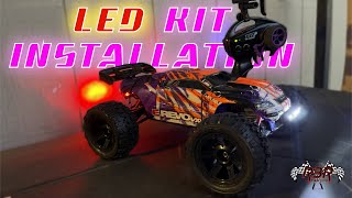 Traxxas 116 ERevo VXL  LED Kit Installation [upl. by Whall]