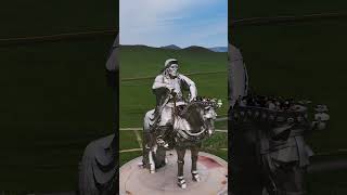 The Great Genghis Khan Statue of Mongolia dji drone mongolia ulaanbaatar [upl. by Ayota]