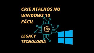 Criar atalho na área de trabalho do Windows 10  Fácil  Create a desktop shortcut on Windows 10 [upl. by Hogen]