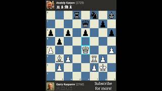 KASPAROV vs KARPOV Amsterdam 1988 [upl. by Aleydis378]