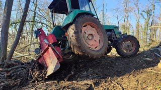 Cablage dune grosse grumes le Deutz sur 1 roue a deux doigts de se renverser bucheron forestmen [upl. by Candyce]