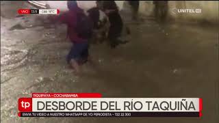 Tiquipaya vuelve a sufrir desastres por el desborde del río Taquiña luego de 2 años [upl. by Yawnoc651]