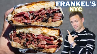 Eating Some of the Best Pastrami in NYC at Frankels Delicatessen [upl. by Sami375]