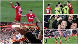 SALAH SCREAMER AMAZING ATMOSPHERE LIVERPOOL 11 ARSENAL  MATCH VLOG [upl. by Airaet]