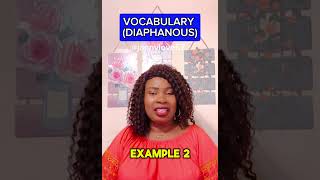 DIAPHANOUS englishteacher englishlearners vocabulary pronunciation [upl. by Armilda]