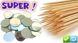 Look What I Made With Bamboo Sticks and Mirrors Diy 👍 bamboo stick craft [upl. by Chancellor538]