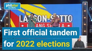 Lacson Sotto tandem for 2022 now official [upl. by Potter]