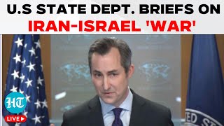 LIVE  US State Dept Briefs As Iran Signals War On Israel With Major Military Budget Increase [upl. by Naivatco]