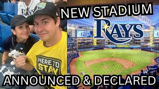 Tampa Bay Rays NEW STADIUM Location amp LAST GAME At Tropicana Field  A New BLANK Baseball Jersey [upl. by Saihtam]