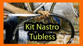 Trasformazione di un cerchio normale in tubeless [upl. by Meekar]