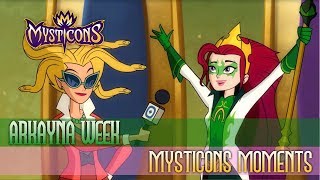 MYSTICONS MOMENTS  TOP 5 FIGHTS  ItsMagicHour  Saturdays  800AM on Nicktoons [upl. by Anitsyrhc]