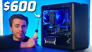 The BEST 👑 600 Budget Gaming PC ⚡ Build Guide 2024 [upl. by Alitta]