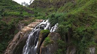 Kurundu Oya water falls a nearby attraction of Auslink Hotel Walapane Sri Lanka the top area [upl. by Gardas592]