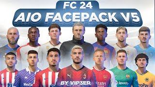 FC 24 FacePack V5 AIO For FIFA22 FREE  Tutorial  TU17 [upl. by Radloff]