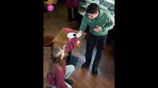 Choking Incident in a Cafe Leads to a Surprise Proposal shorts [upl. by Neuburger]