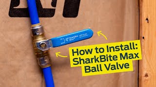 How to Install SharkBite Max on Copper Pipe [upl. by Itsud]