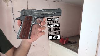 John WayneColt 1911 CO2 BB air pistolair gun in India no license needed all over India [upl. by Ojybbob]