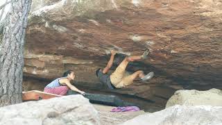 Albarracin Bouldering Eclipse 7b Ankur [upl. by Gunas173]