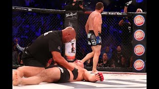 Bellator NYC Watch Matt Mitrione Flatten Fedor Emelianenko [upl. by Nekciv]