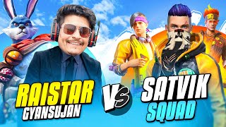 Satvik  Raistar First Time Fight Clash Squad THE END 😡 [upl. by Ailema226]