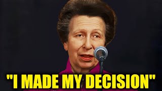 Princess Anne Made HEARTBREAKING ANNOUNCEMENT That Shocks Everyone [upl. by Rehpotsihc]