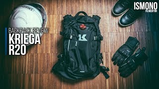 Best Motorbike Backpack Kriega R20 BACKPACK REVIEW [upl. by Ahsikcin]