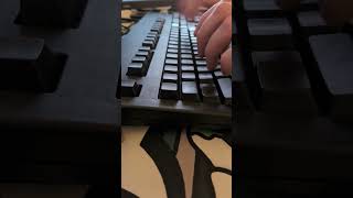 Das keyboard II with cherry blue switches sound test [upl. by Heise]