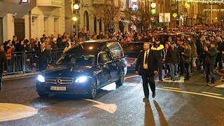 Huge crowds in Tipperary say farewell to Shane MacGowan [upl. by Haraj]