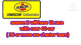 Pennzoil NASCAR Nation series season 2 schedule review [upl. by Valery]