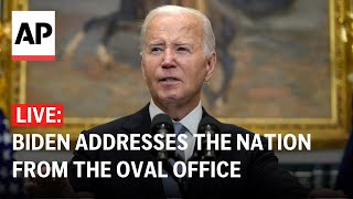 Biden delivers Oval Office address after Trump assassination attempt FULL STREAM [upl. by Eta]