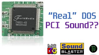 ForteMedia FM801  Realmode MSDOS PCI sound card Is it an alternative to ESS Solo1 [upl. by Jorgenson83]