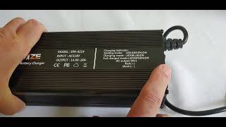 WEIZE 146V 20A LiFePO4 Battery Charger for 12V Lithium Batteries [upl. by Aldercy978]