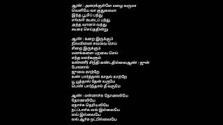 June Ponal Song with Lyrics  Araikulae Mazhai Varuma Lines  Tamil Hit Song Lyrics  45 [upl. by Enirehtac]