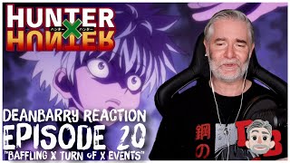 Hunter x Hunter Exam Arc  Episode 20 quotBaffling x Turn Of x Eventsquot REACTION [upl. by Euqininod210]