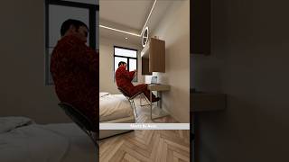 Husbands and wifes table were not fit in the roomso I built a luxury bedroomshortsanimation [upl. by Lusar]